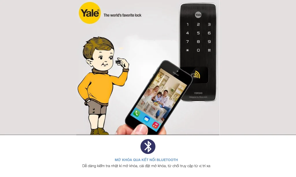 Khóa thẻ từ Yale YDR 343 Khóa thẻ từ Yale YDR 343