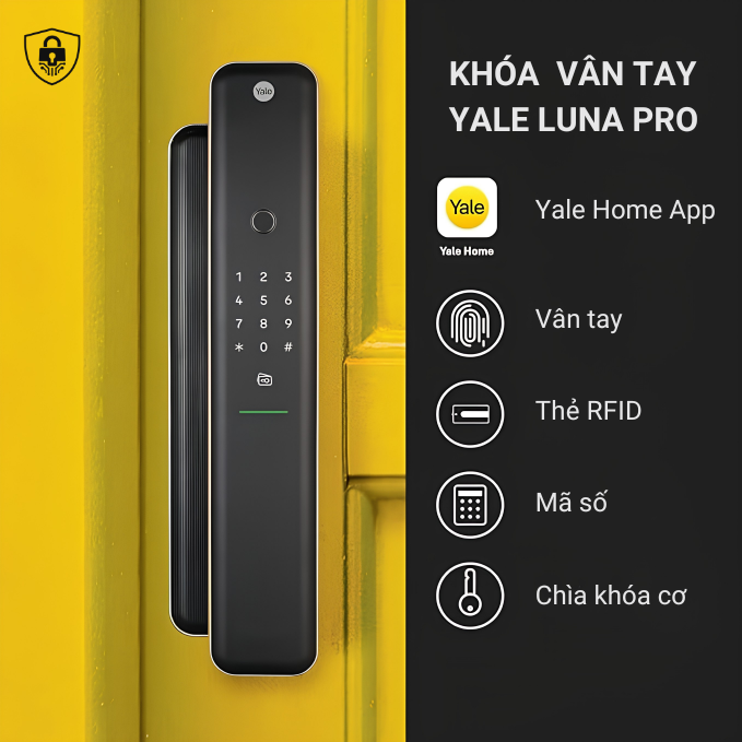 KHÓA VÂN TAY YALE LUNA PRO
