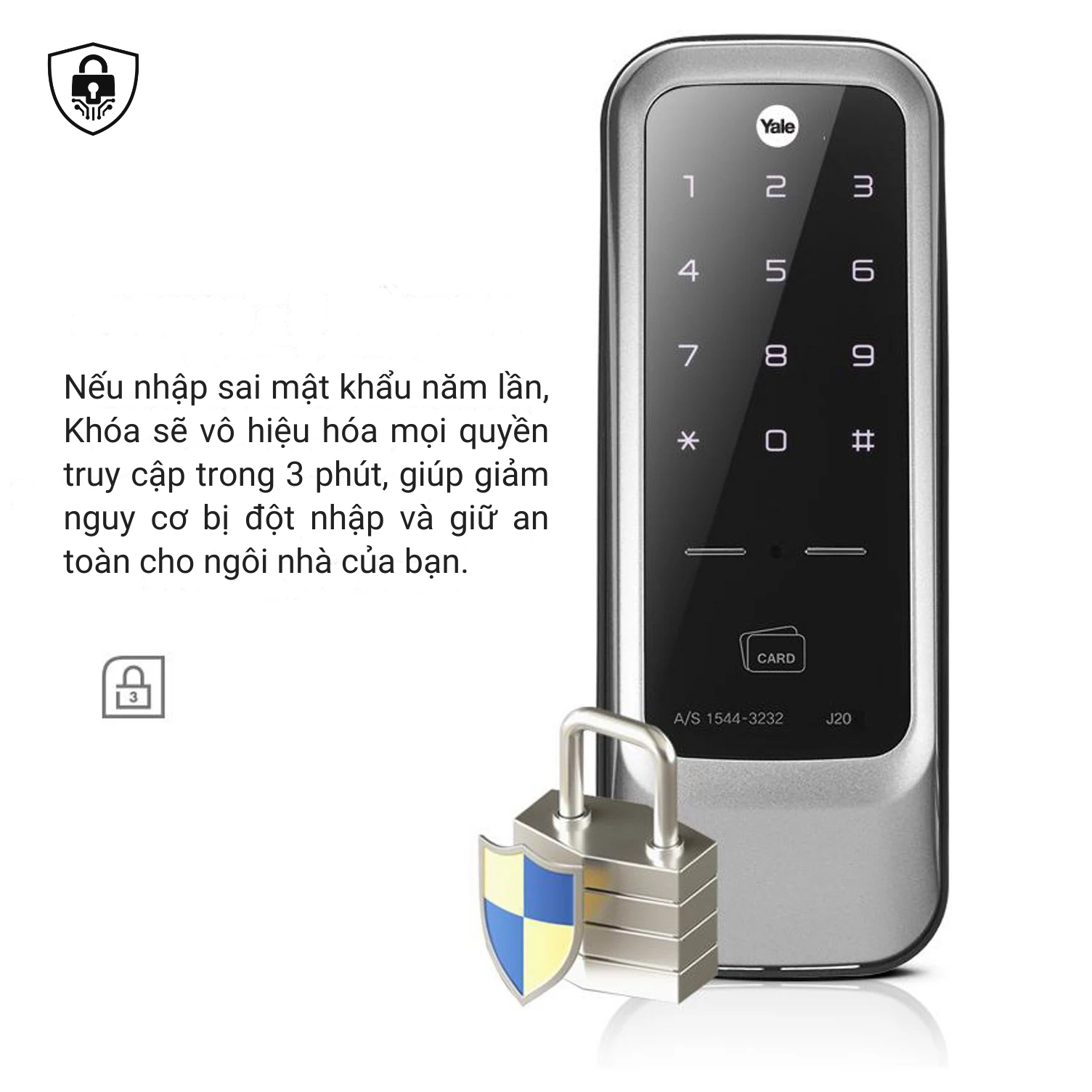 KHÓA THẺ TỪ YALE J20-A