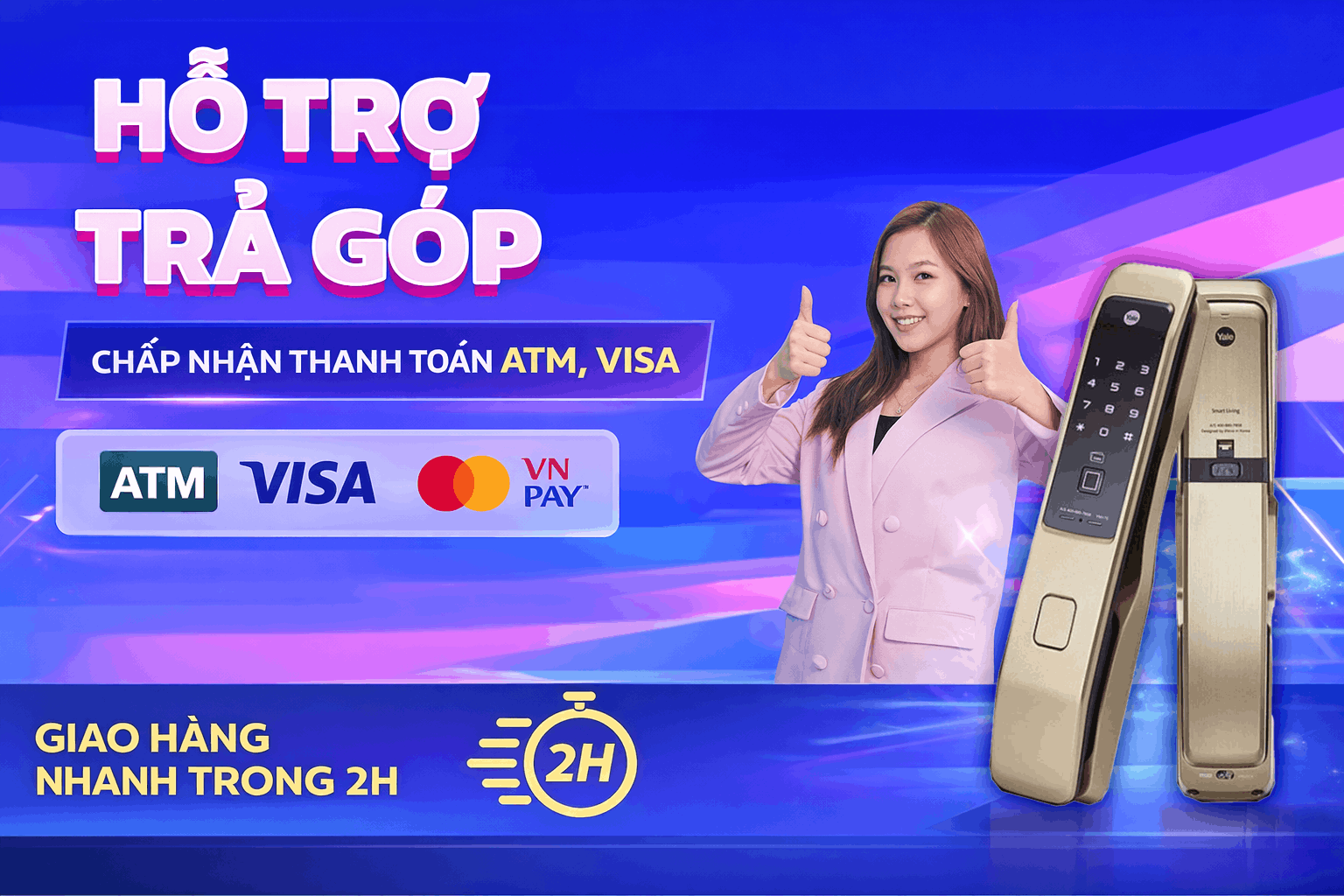 banner khóa điện tử Yale
