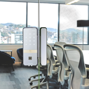 Khoá vân tay cửa kính 2 cánh Yale YDG 413A