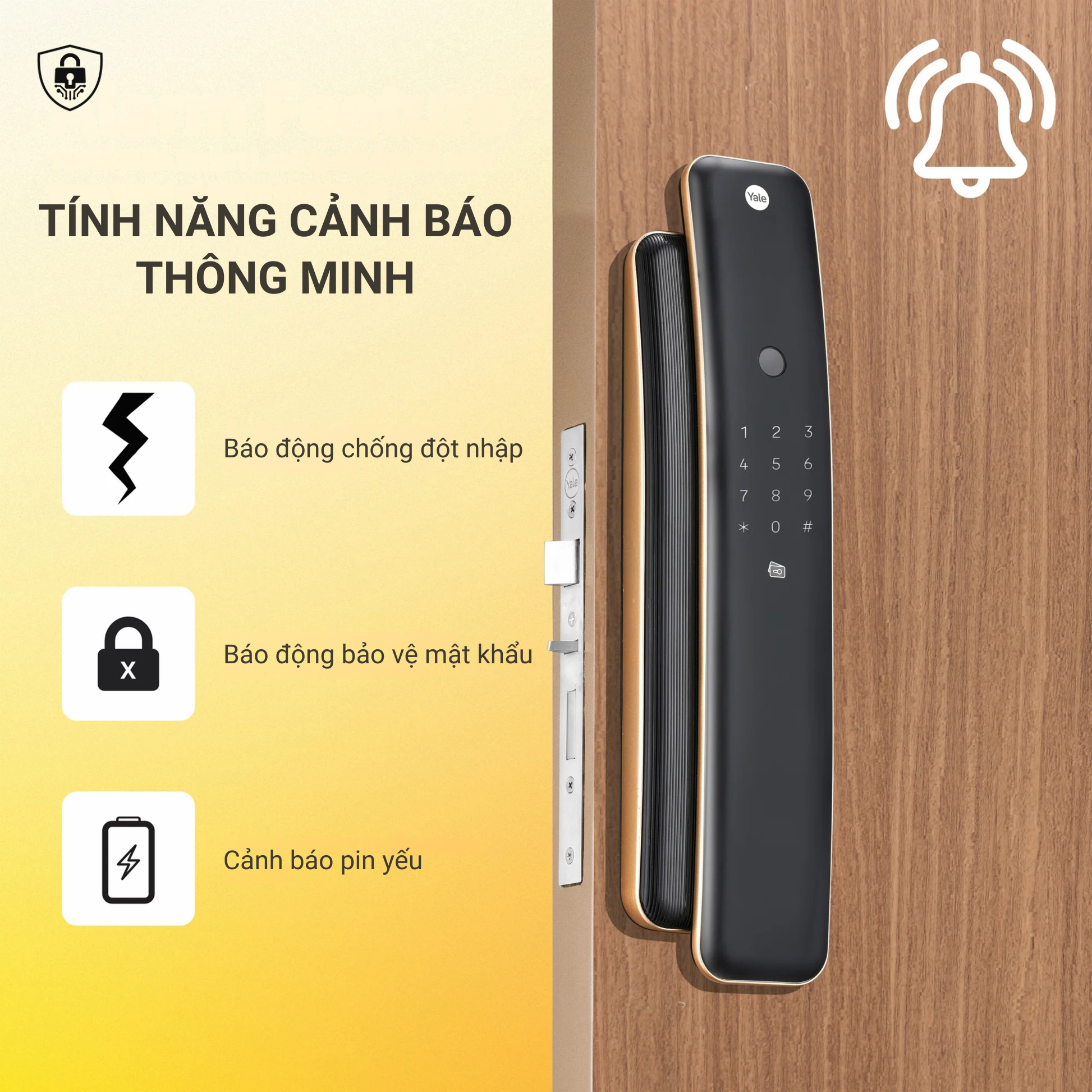 KHÓA VÂN TAY YALE LUNA PRO KHÓA VÂN TAY YALE LUNA PRO