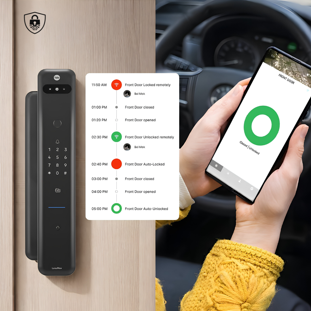 KHÓA THÔNG MINH NHẬN DIỆN KHUÔN MẶT YALE LUNA PRO+ KHÓA THÔNG MINH NHẬN DIỆN KHUÔN MẶT YALE LUNA PRO+