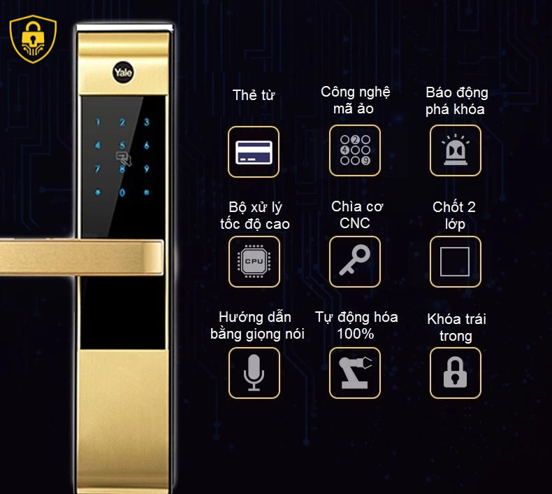 khóa điện tử Yale cho khách sạn