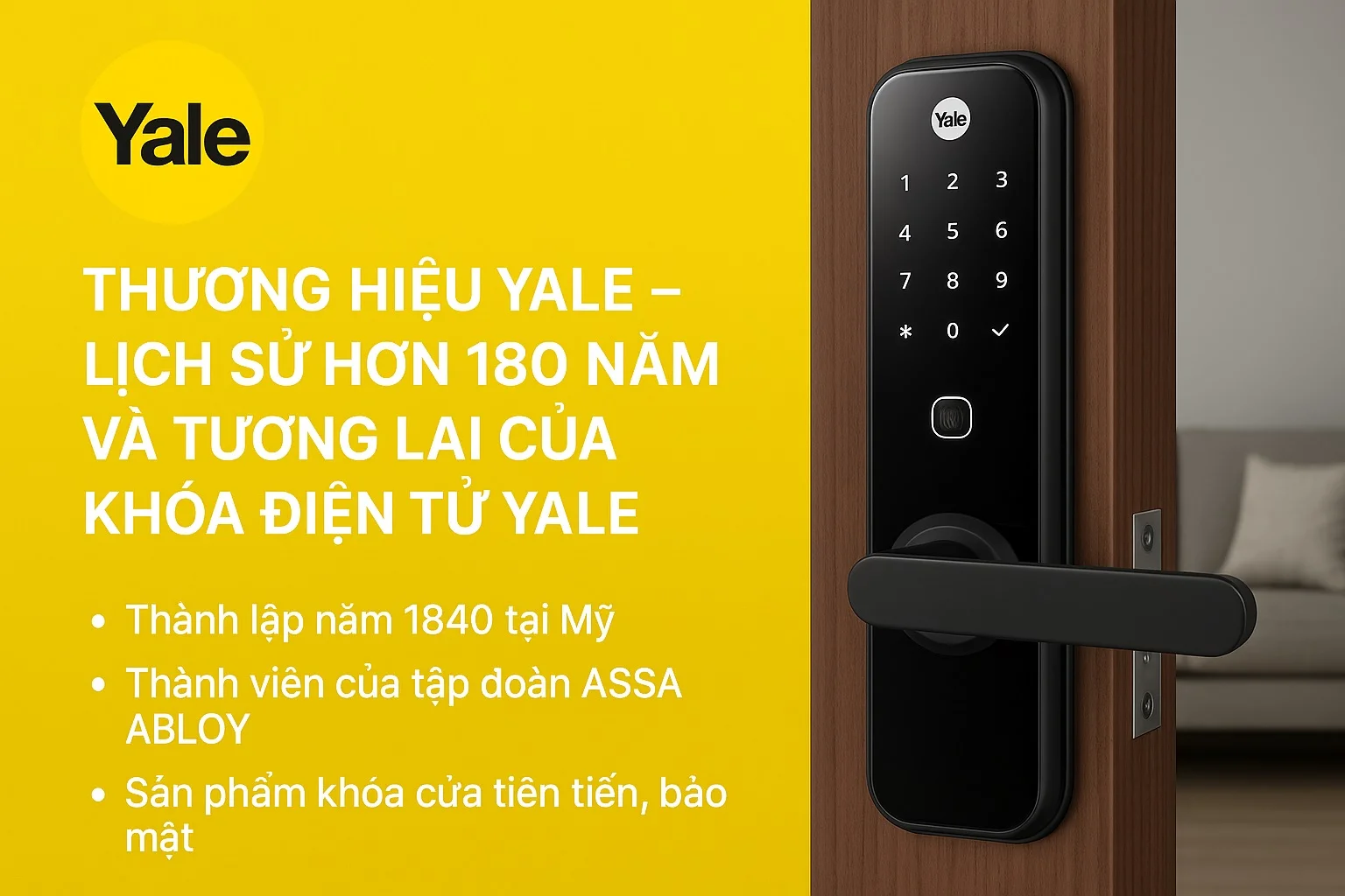 khóa Yale của nước nào