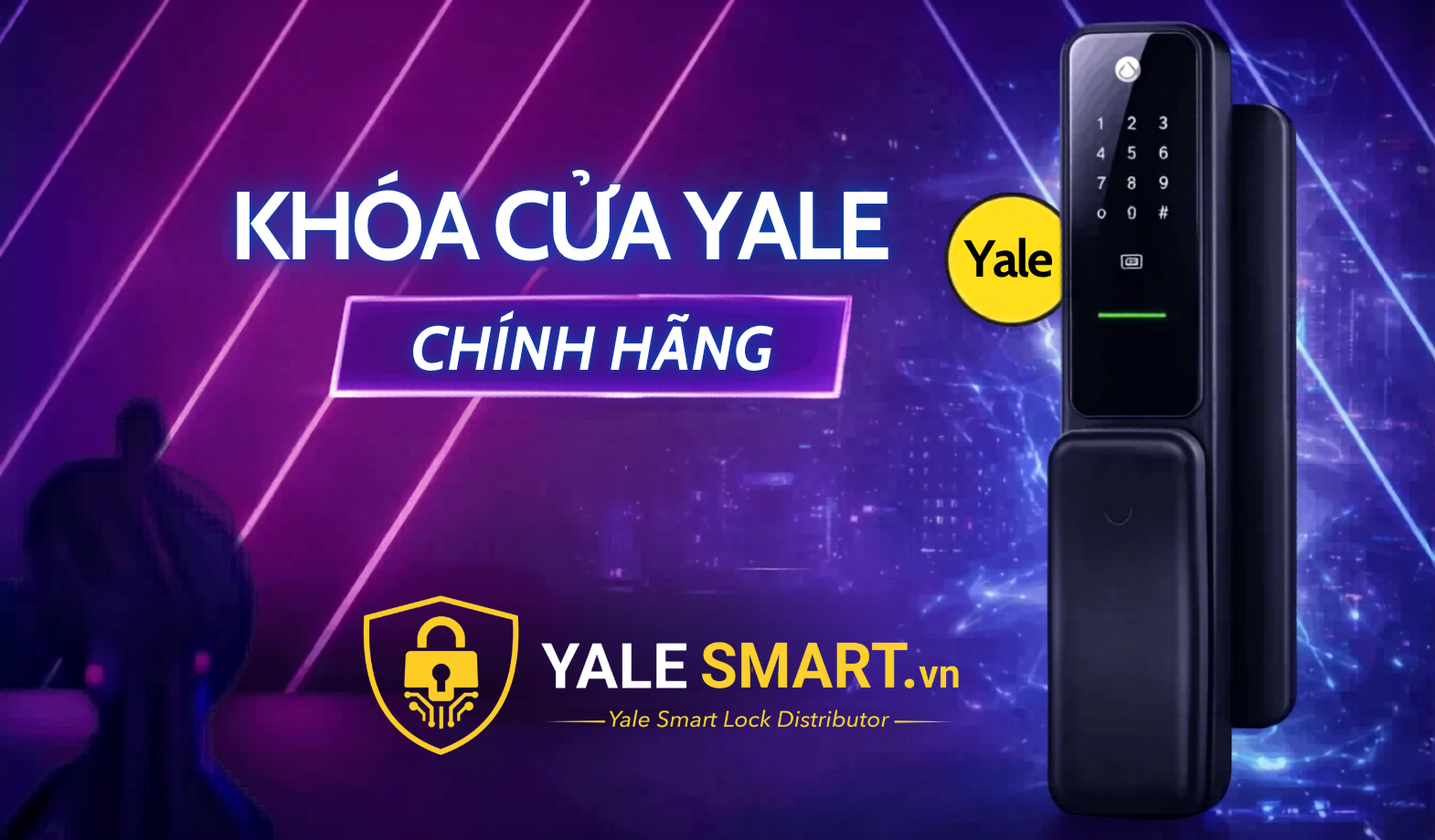 khóa điện tử Yale cho chung cư