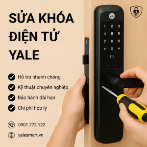 sửa khóa điện tử Yale