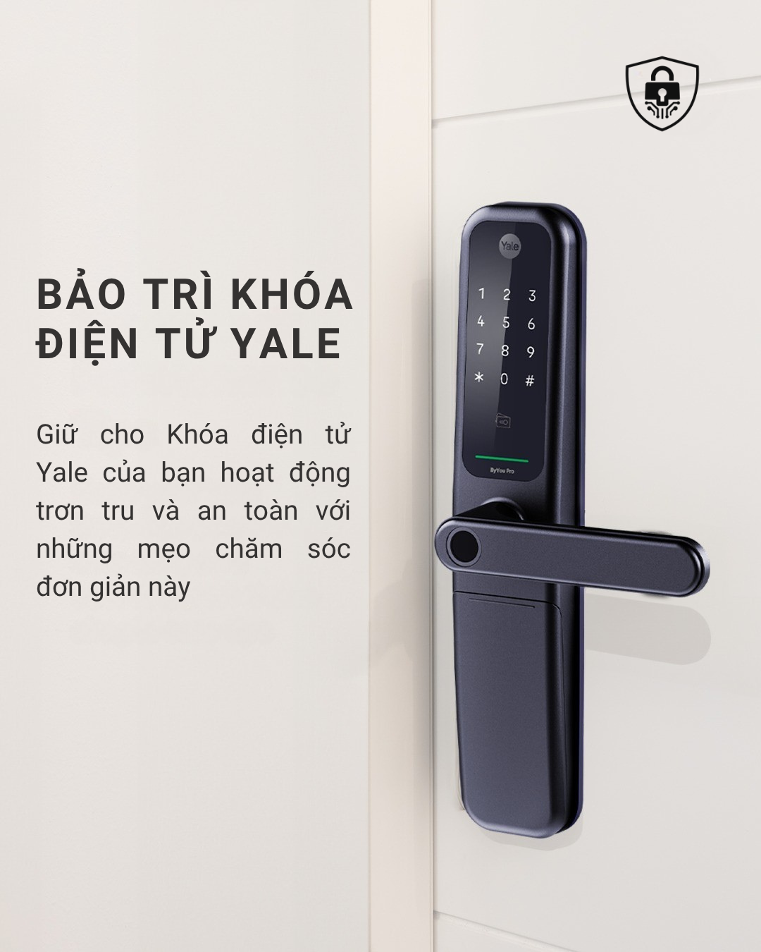bảo trì khóa điện tử Yale
