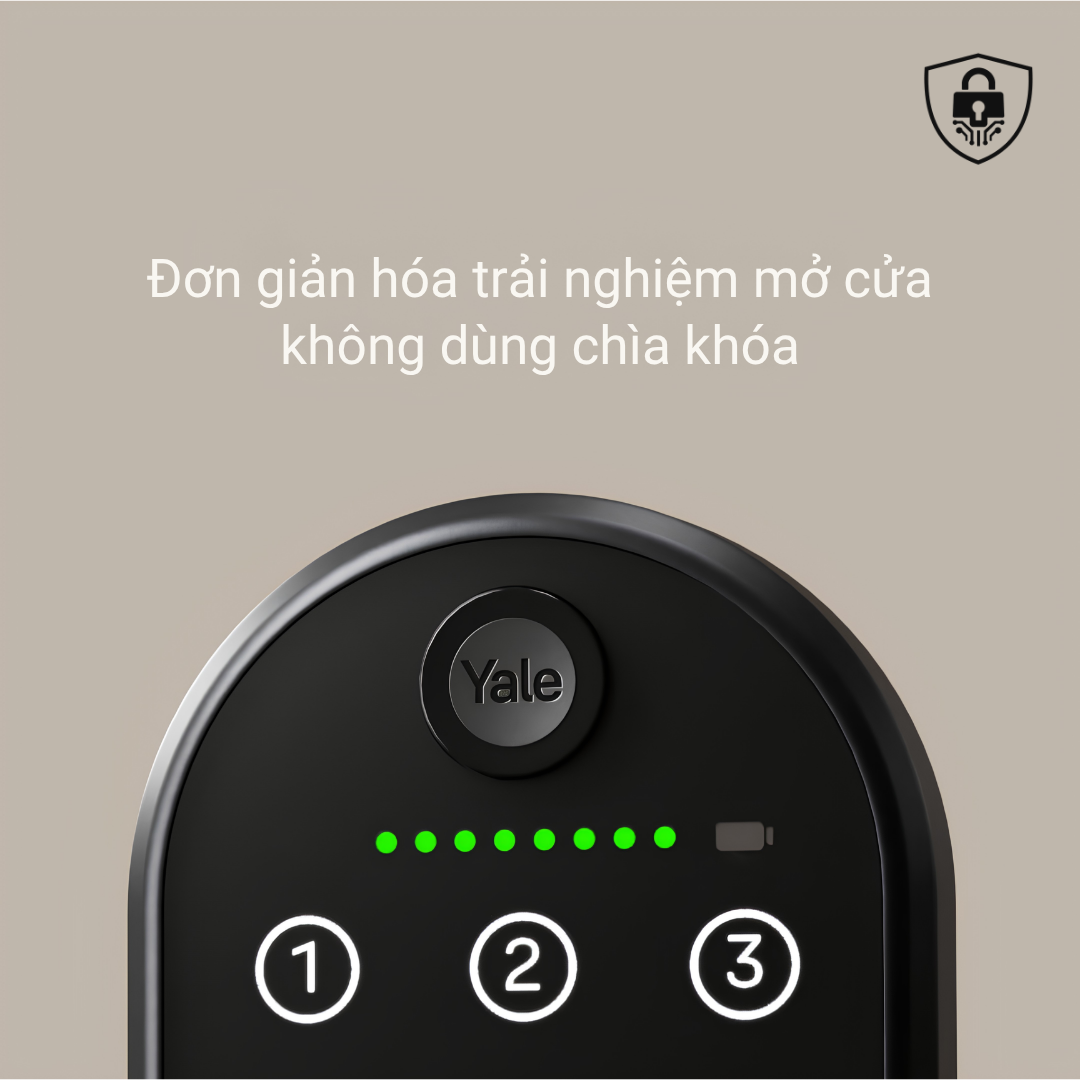 Khóa cửa mật mã Yale giá dưới 5 triệu