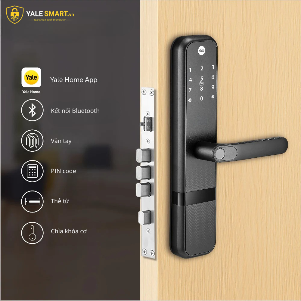 Khóa cửa mật mã Yale giá dưới 5 triệu