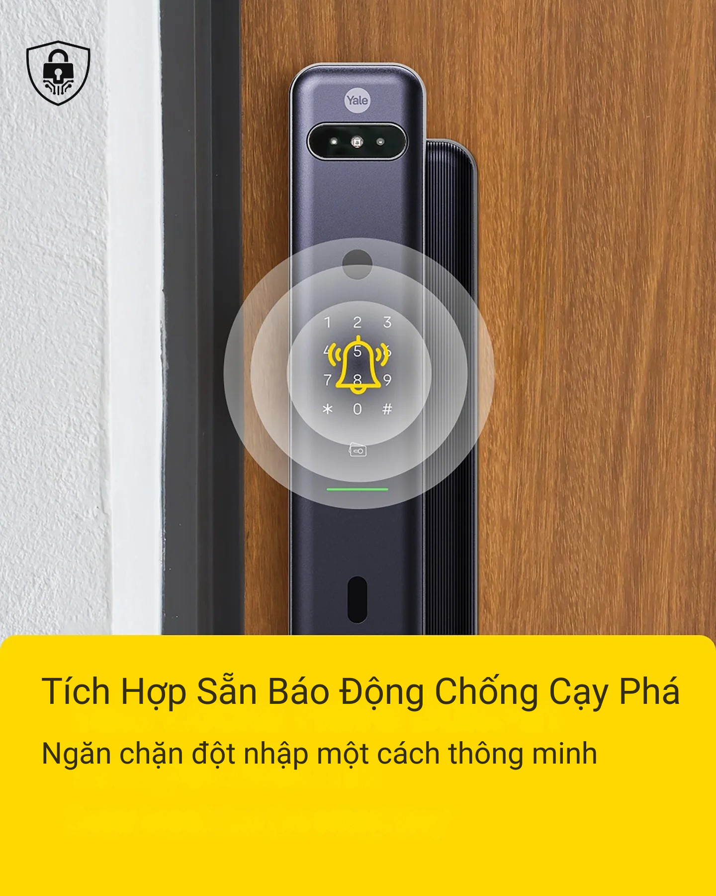 tính năng cảnh báo thông minh trên khóa yale