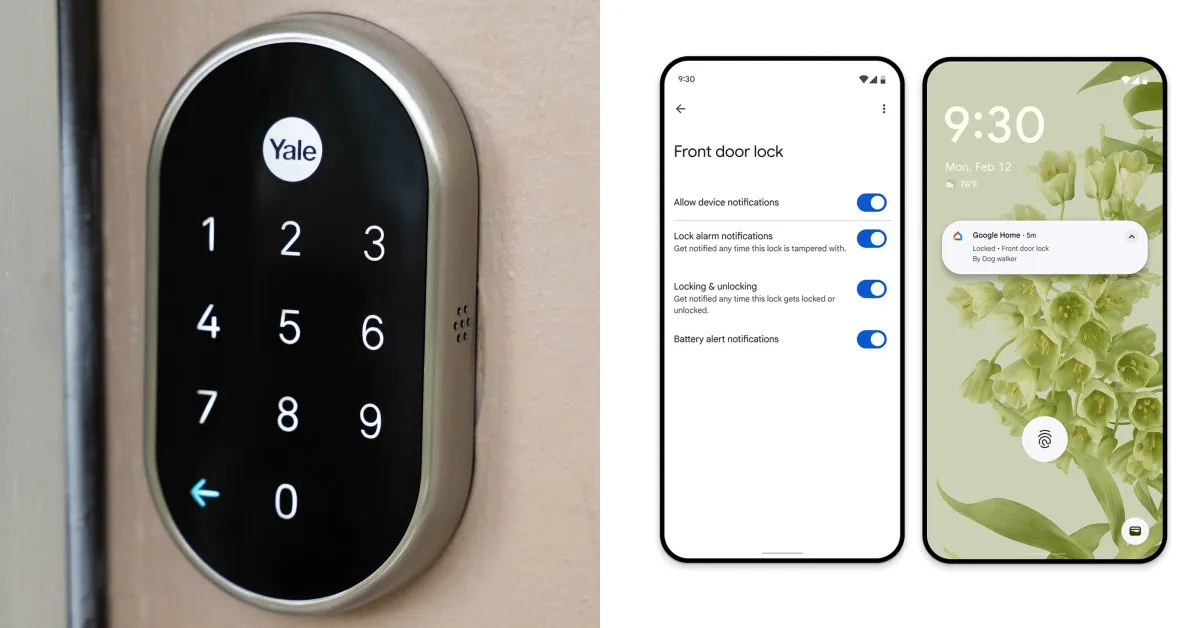 tích hợp khóa thông minh yale với google home