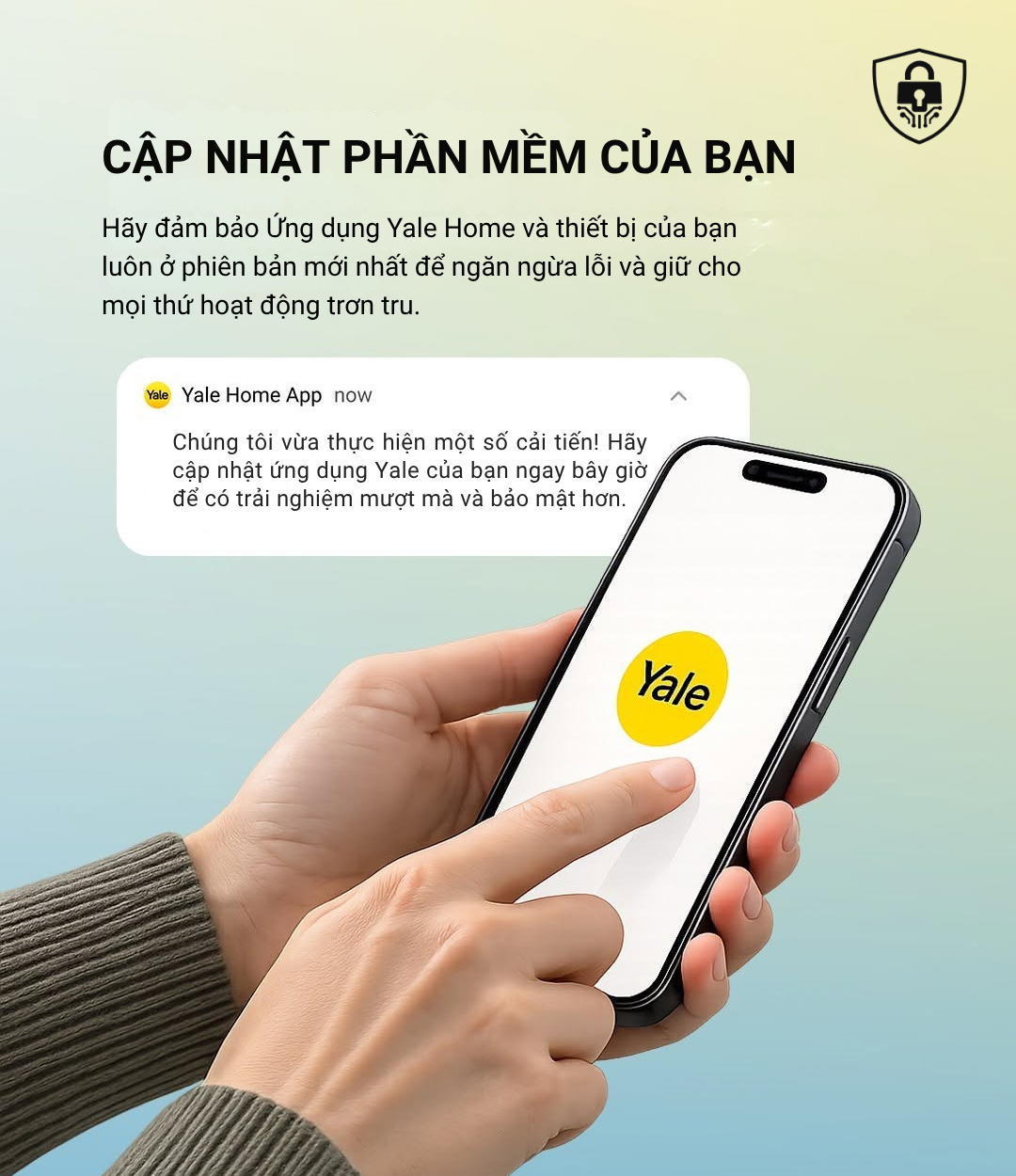 khóa thông minh Yale kết nối smart home