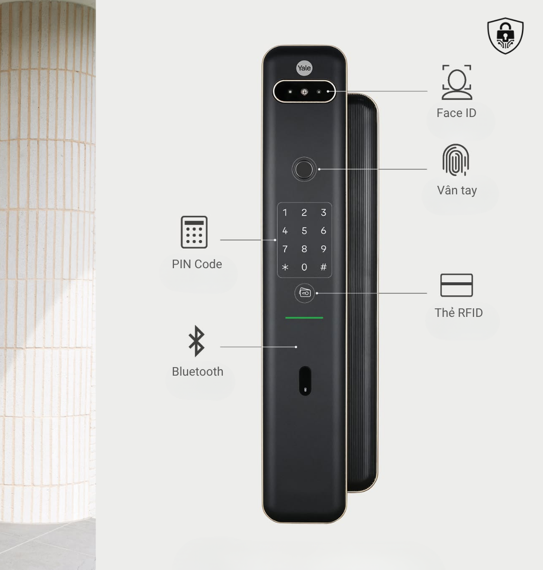 review Khóa thông minh Yale Luna Pro+