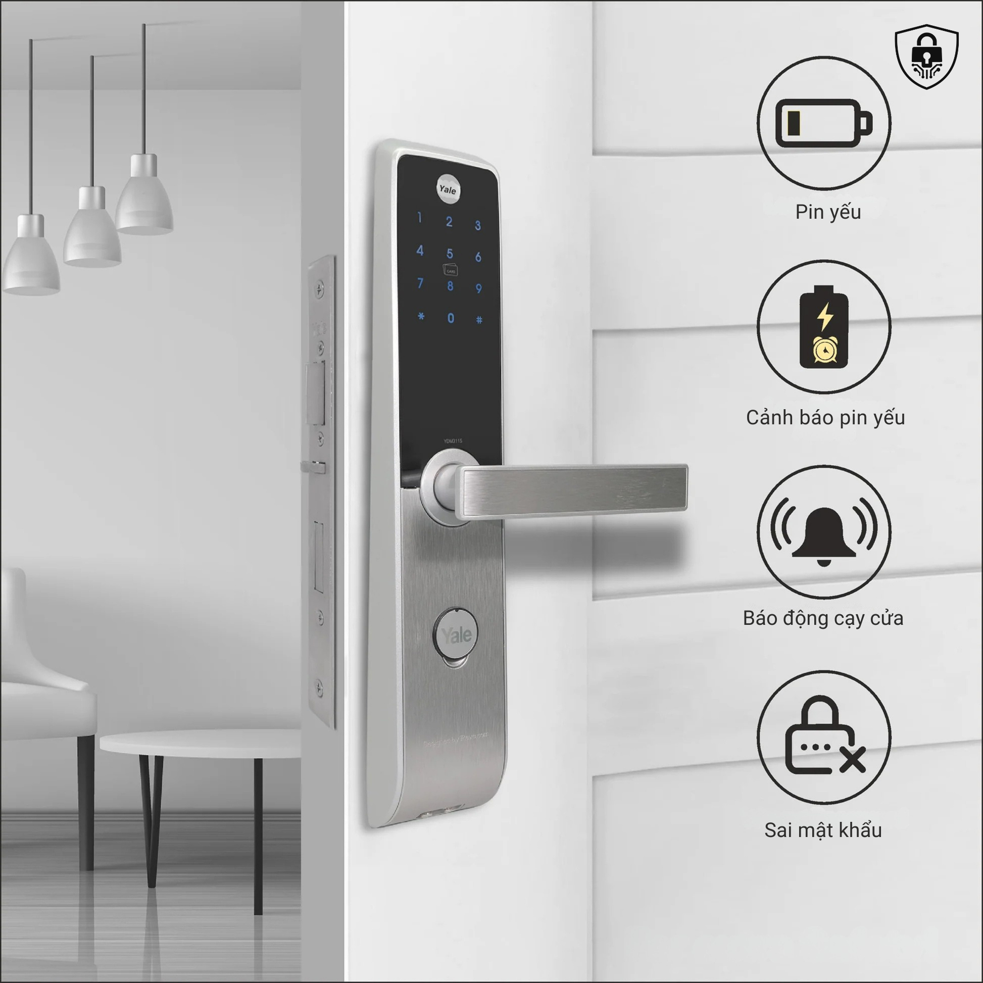 đánh giá khóa thẻ từ Yale YDM 3115